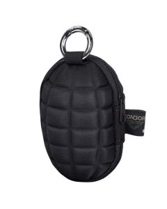 Condor Grenade Schlüssel Pouch Schwarz - Schlüssel- und Kleingeldetui im Handgranaten Design