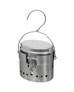 MFH Schwedisches Edelstahl Kochset 3tlg - Ideal f&uuml;r Camping und Outdoor