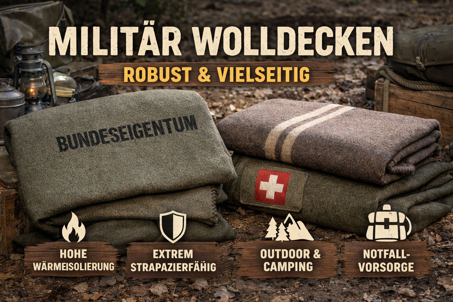 Wolldecken: Tradition, Wärme und ein zuverlässiger Begleiter für Outdoor und Krisenvorsorge 
