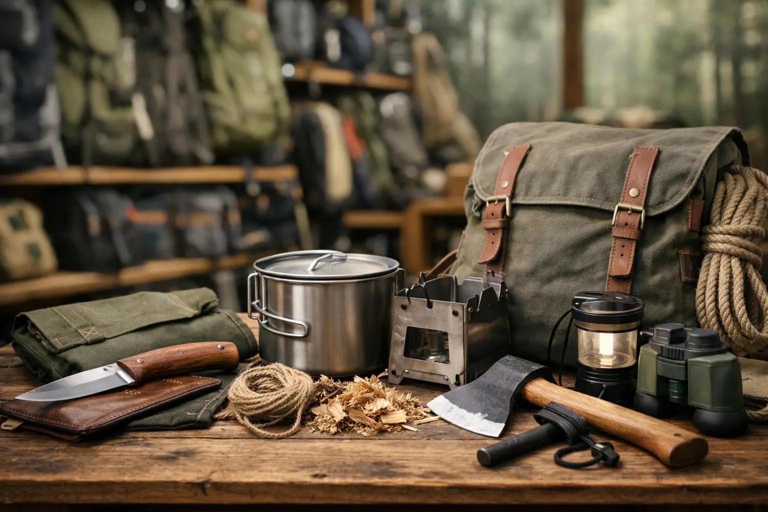 Bushcraft Shop: Worauf es wirklich ankommt