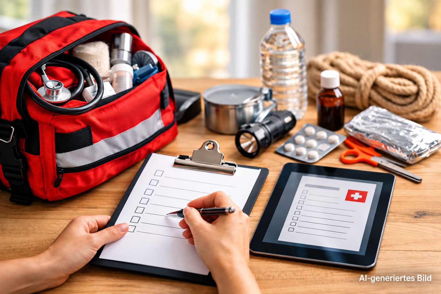 Notfallrucksack-Checkliste als PDF nutzen