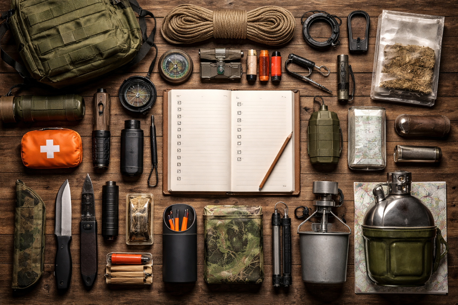 Die Survival-Kit-Checkliste: Das gehört unbedingt hinein