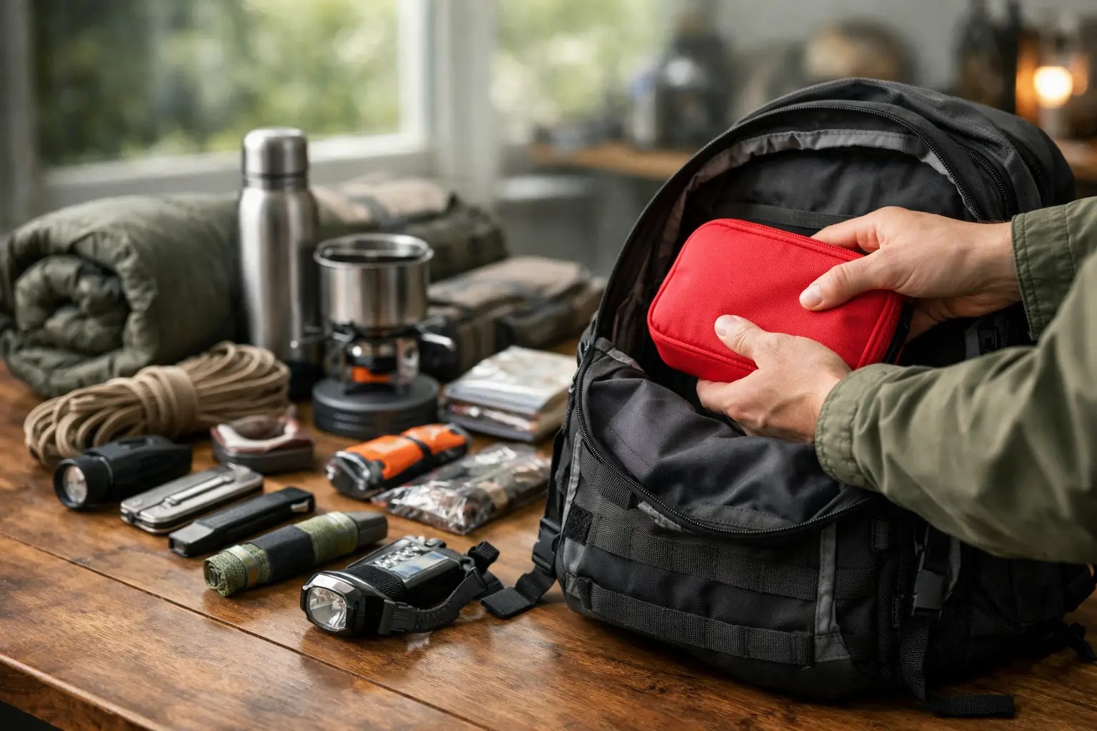 Fluchtrucksack zusammenstellen Schritt für Schritt