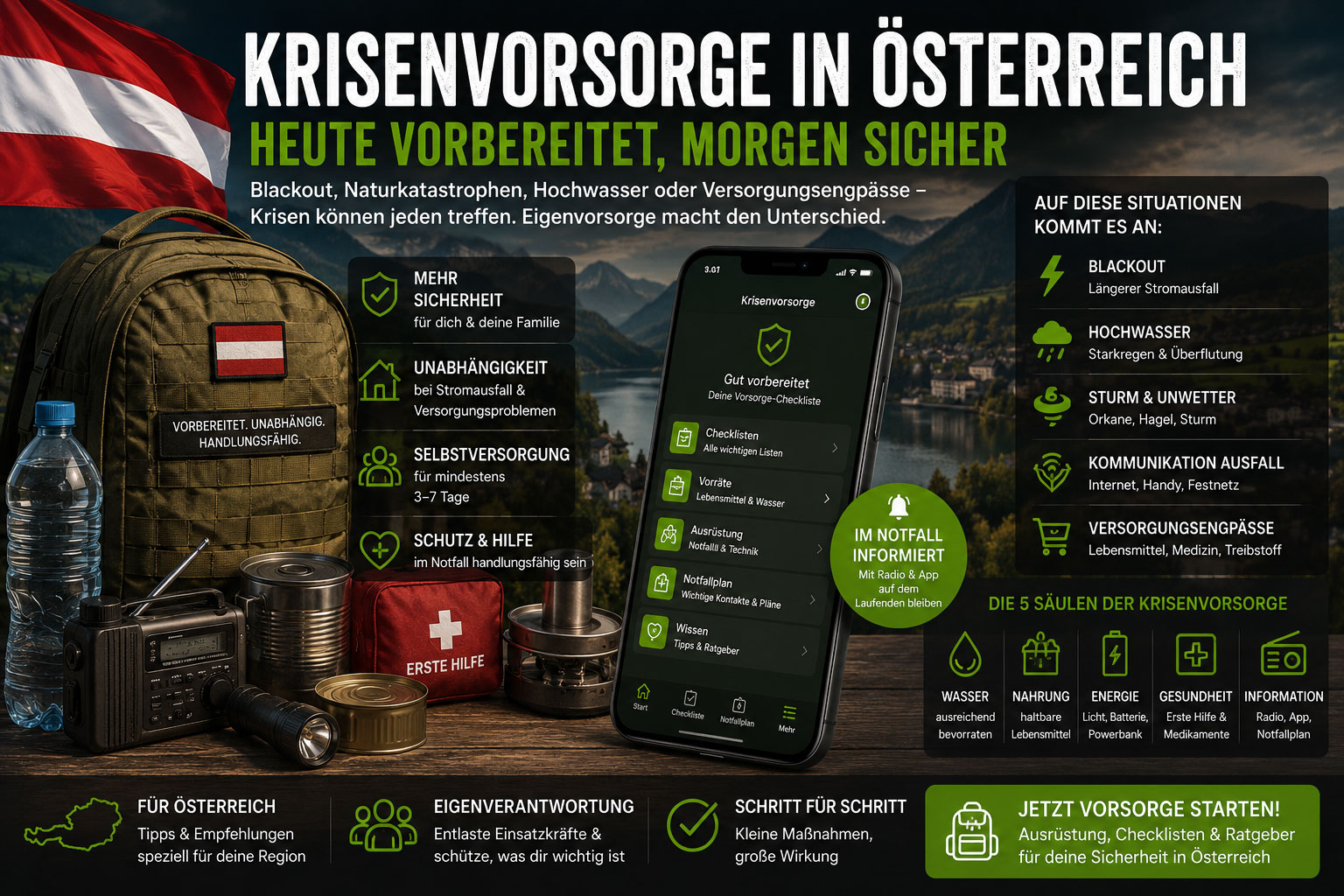 Österreich baut Krisenvorsorge weiter aus