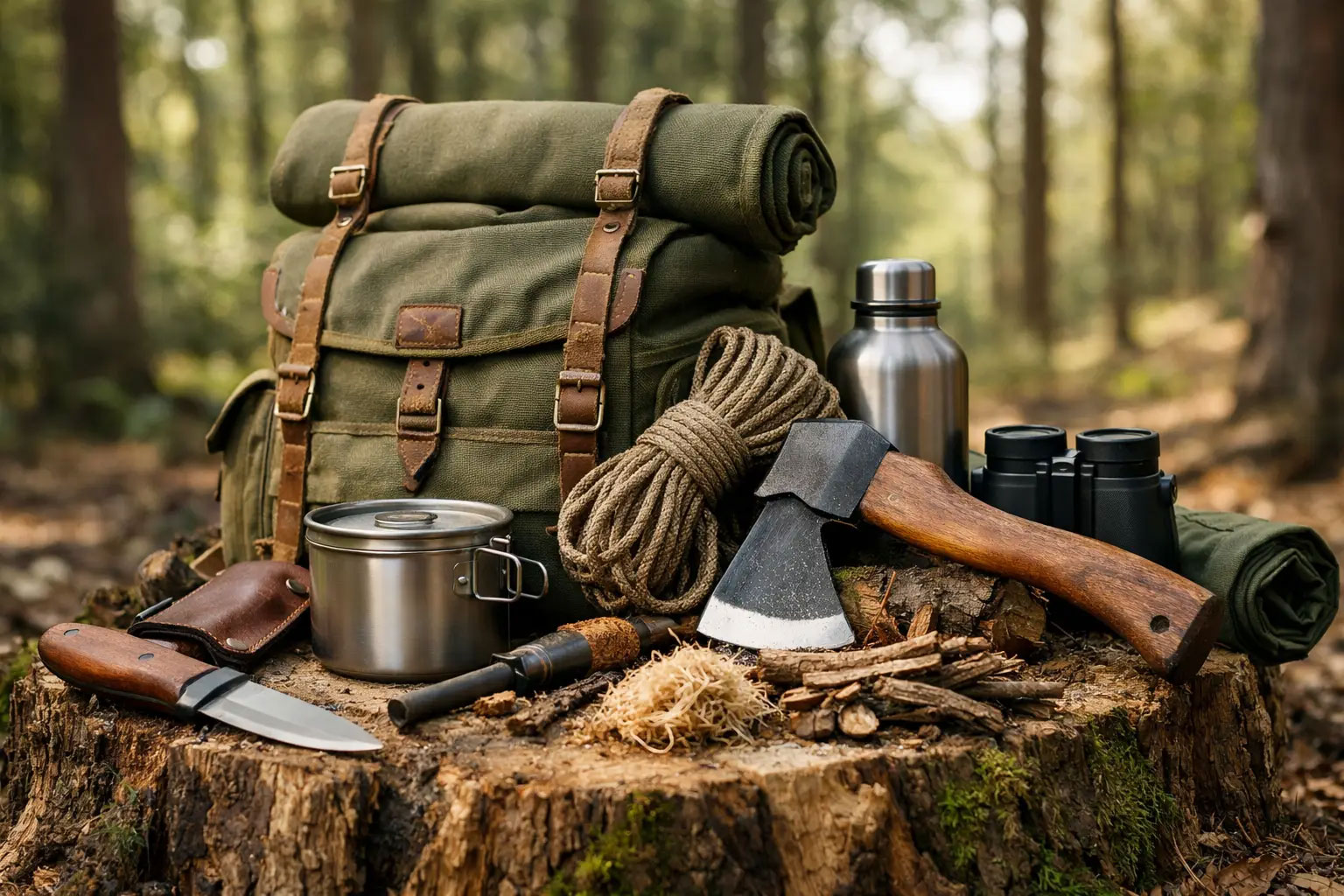 Bushcraft Ausrüstung für Anfänger richtig wählen