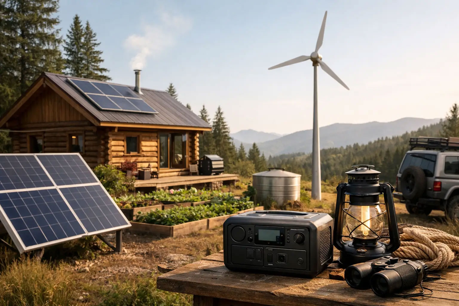Off-Grid-Leben: unabhängiger und sicherer