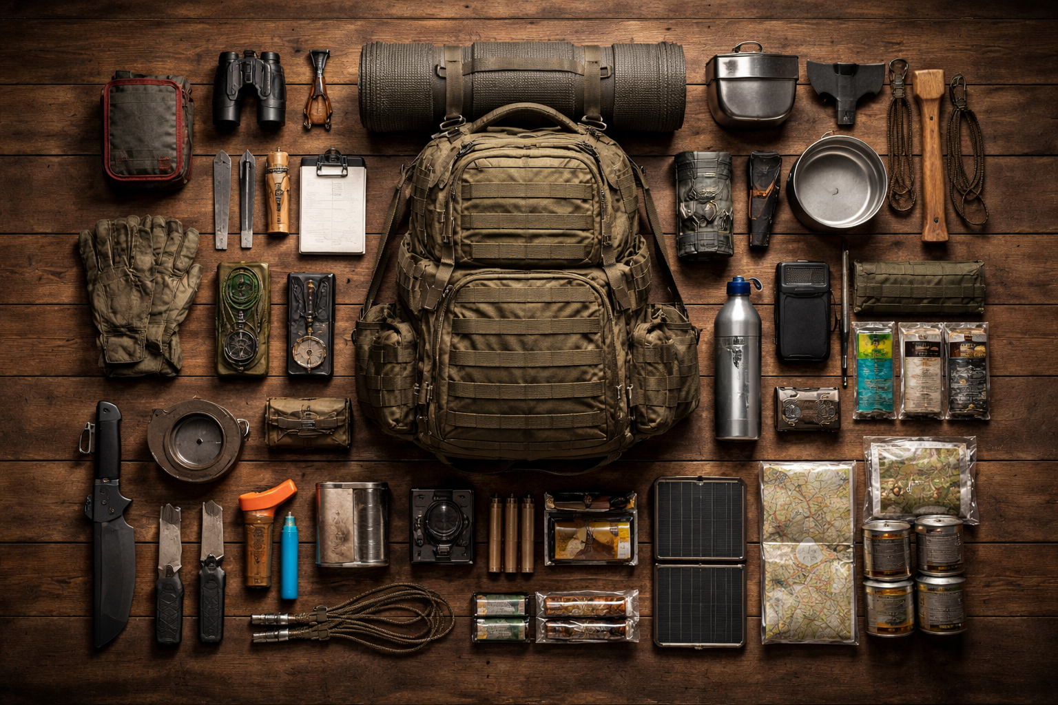 Was in einen Prepper-Rucksack gehört