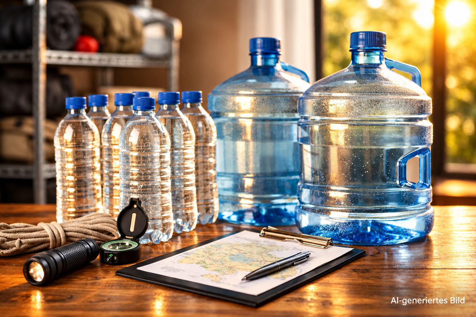 Wasser für 14 Tage lagern - richtig planen