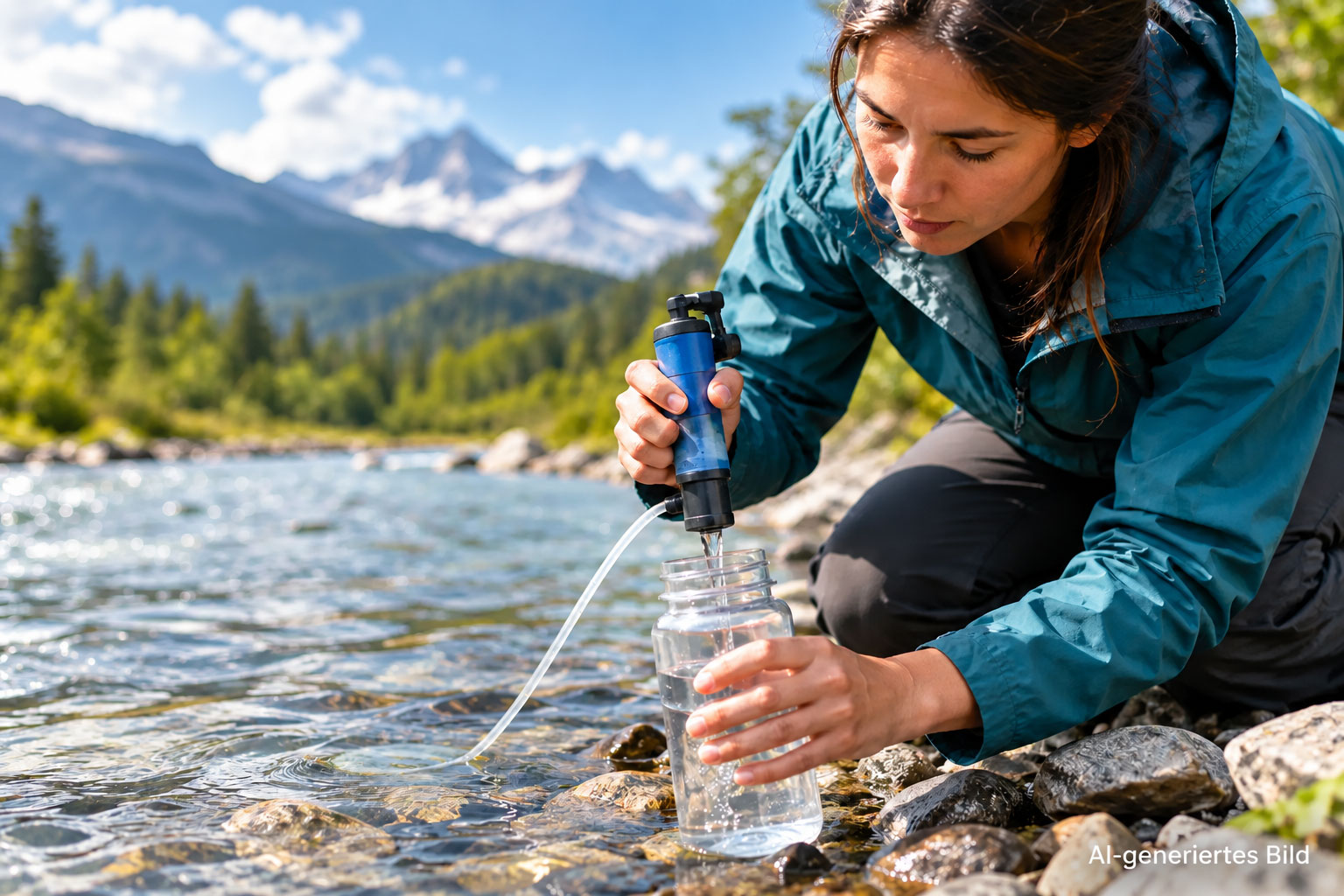 Wasser filtern im Notfall - sicher handeln