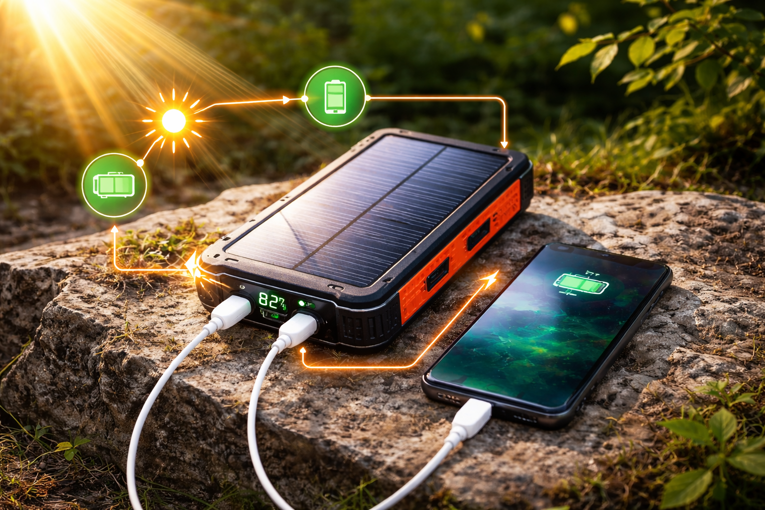Wie funktioniert eine Solar-Powerbank wirklich