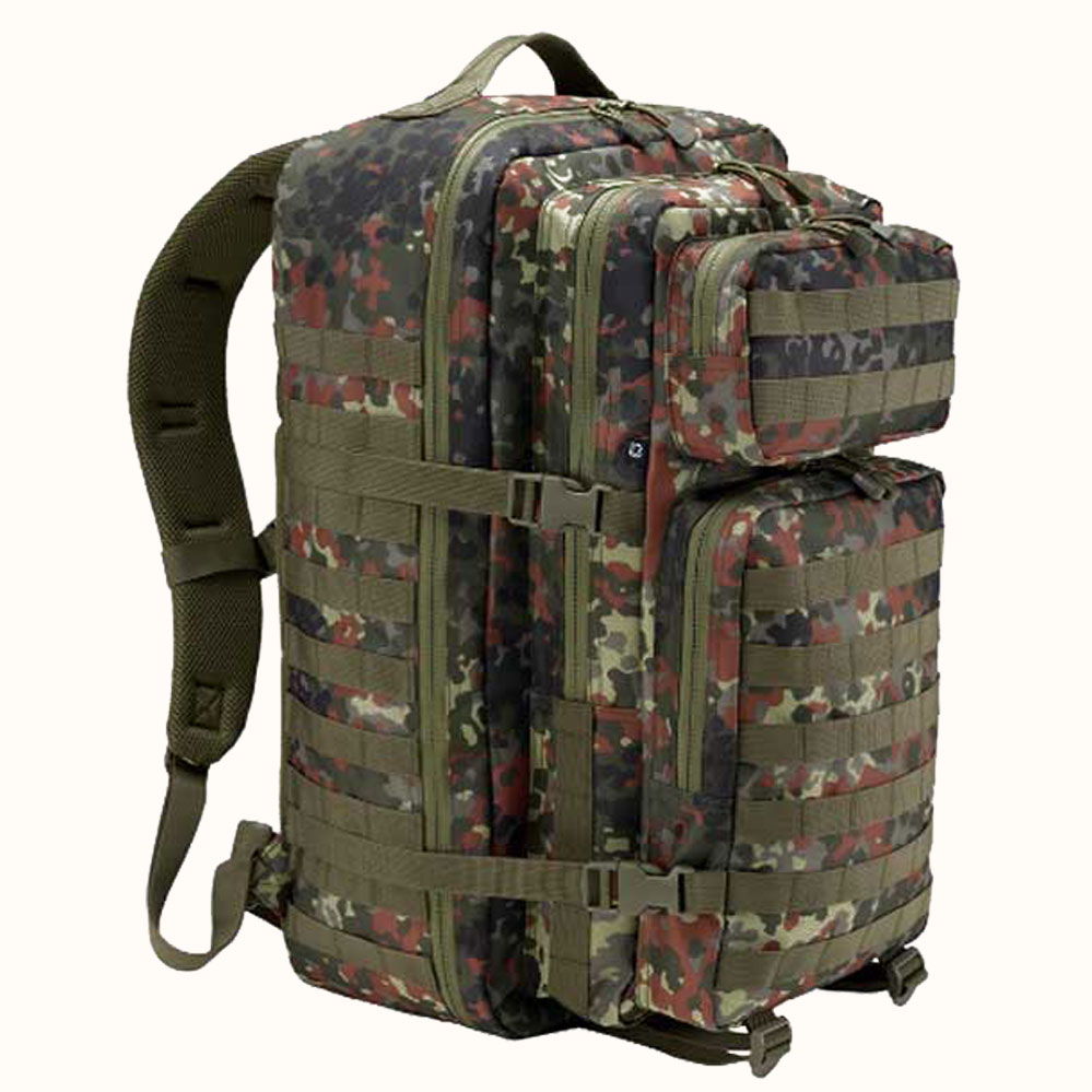Schwarzer 80 Liter Notfallrucksack Familie