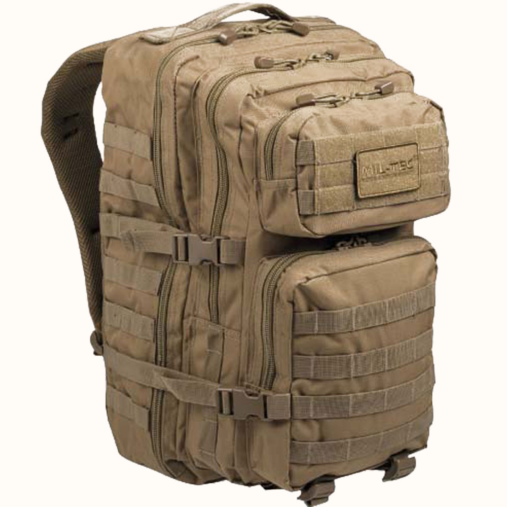 Schwarzer 40 Liter Notfallrucksack Familie
