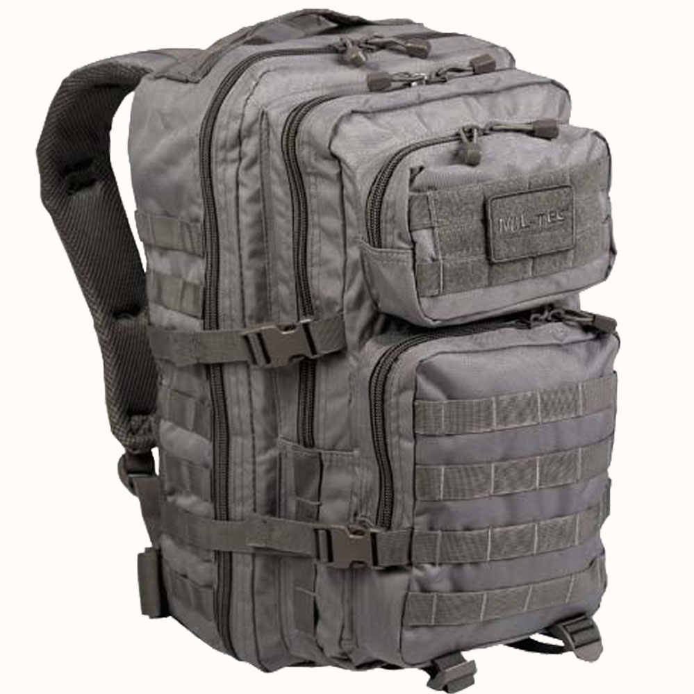 Schwarzer 40 Liter Notfallrucksack Familie