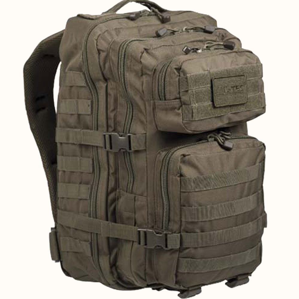 Schwarzer 40 Liter Notfallrucksack Familie