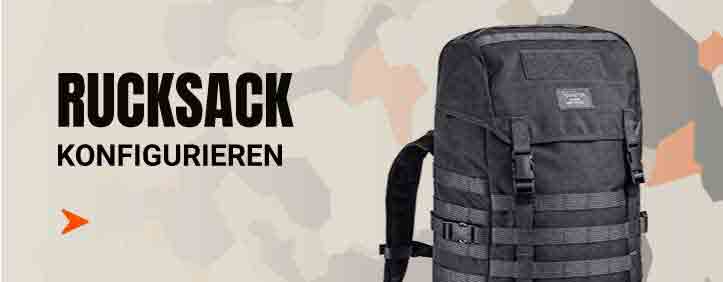 Fluchtrucksack konfigurieren
