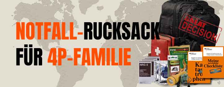 Notfallrucksack Familie